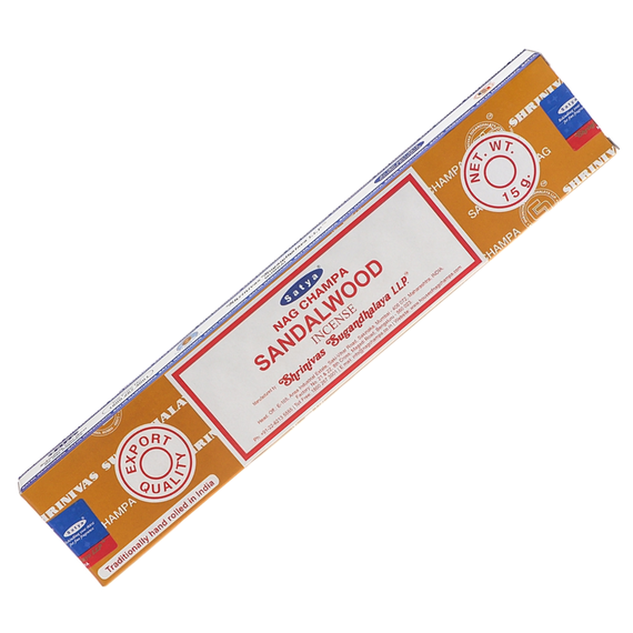 Аромапалички Sandalwood Сандалове дерево Наг чамппа 15 г Satya 8904234404646
