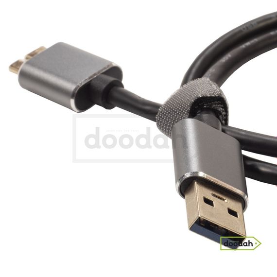 Кабель для HDD / SSD кармана USB 3.0 на Micro-B - Robotsky Type A 50 см Silver | Зображення 1