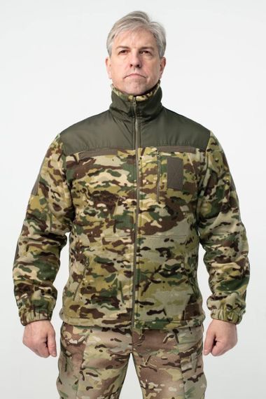 Флісова Кофта МІКРОФЛІС мультикам Military | Зображення 3