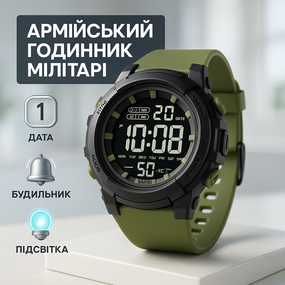 Армійський годинник з водонепроникністю SKMEI 1845AG ARMY GREEN, Армійський годинник топ AN-58