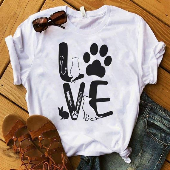 Футболка жіноча з принтом повсякденна L Білий