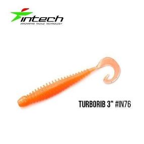 Силиконовая приманка, Съедобный силикон Intech Интеч Turborib 3"7 шт IN76