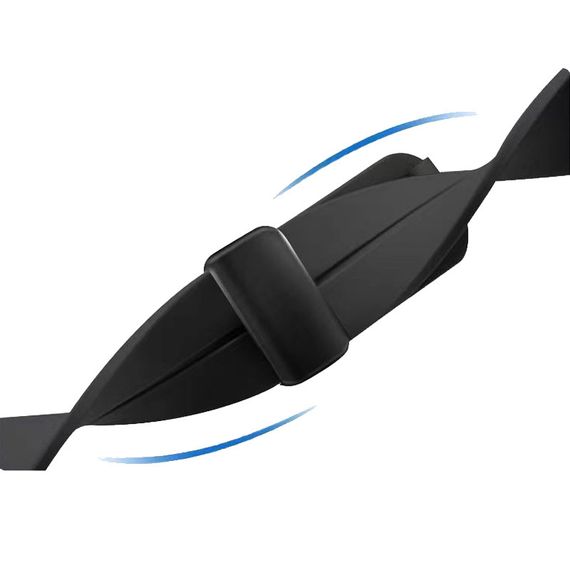 Ремешок Line Magnetic для Xiaomi Mi Band 9/8 Черный / Black | Зображення 3