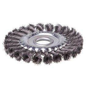 Щітка кільцева 125*22.2 мм (пучки крученого дроту) INTERTOOL BT-7125