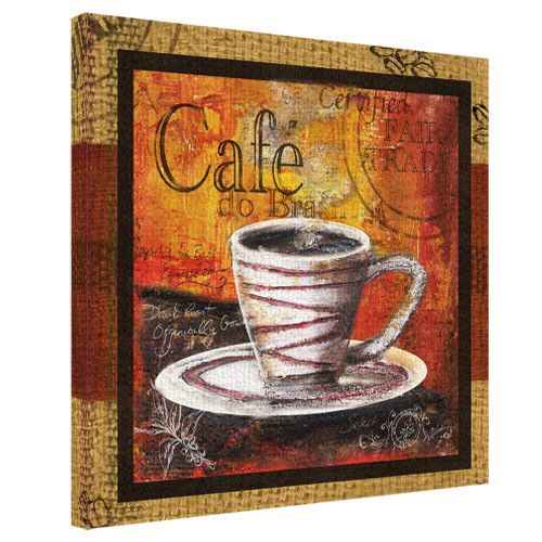 Картина на холсте Cafe 50x50 см (H5050_RET009)
