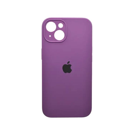 Чохол накладка Silicone Case Full Camera Protection для iPhone 14-ultra violet