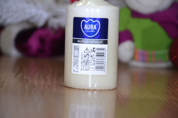 Свічка столова циліндр Bispol AURA Candles sw60/100-011 Молочний | Зображення 8