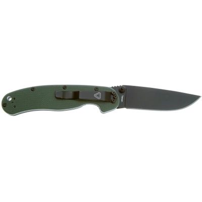 Нож Ontario Knife RAT II AUS-8 OD Green, Black Blade (ON8861OD) | Зображення 1