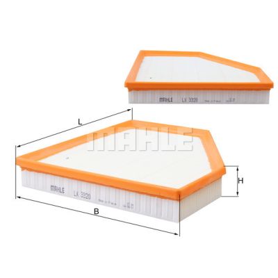 Воздушный фильтр для автомобиля Mahle LX3320