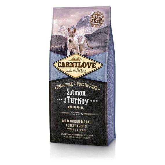 Сухий корм Carnilove Puppy Salmon & Turkey 12 кг для цуценят усіх порід