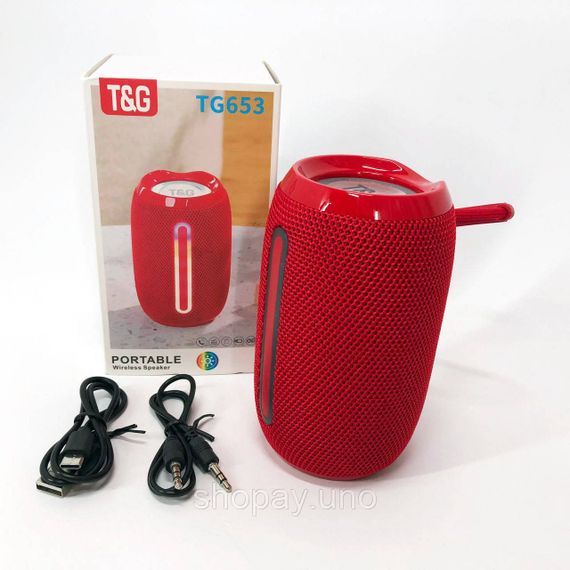 Колонка для вечірки портативна колонка TG653 Bluetooth з якісними басами GM-79 | Зображення 6
