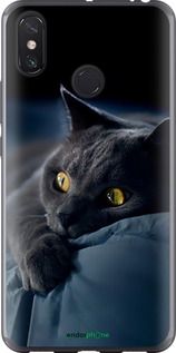 Чохол на Xiaomi Mi Max 3 Димчастий кіт "825t-1534-2448"