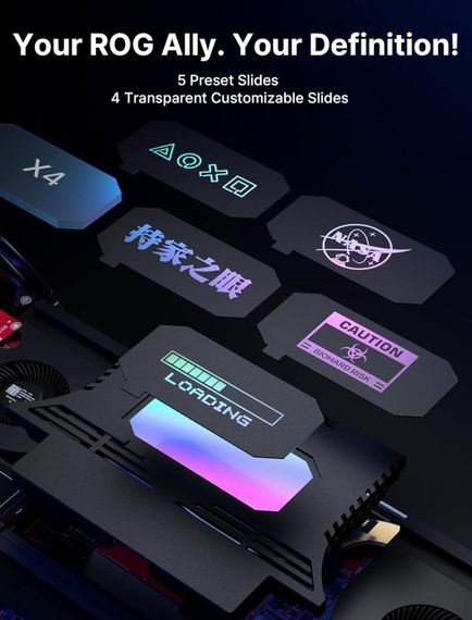 Прозора задня панель JSAUX RGB для ASUS ROG Ally (2023), Clear Edition PC0110, аксесуари для корпусу змінний чохол | Зображення 4