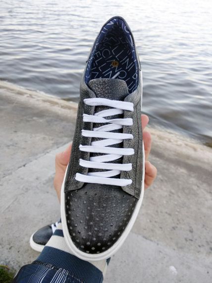 Серые турецкие кеды Luciano 41 44 размер | Зображення 4