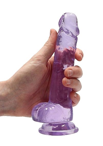 Фалоімітатор - Realrock Dildo 7" Purple Sex Aura | Зображення 4