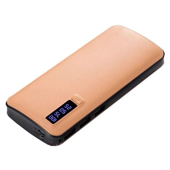 Повербанк на 6000mAh з ліхтариком, 3хUSB, Smart Tech X50, Помаранчевий / Портативний зовнішній акумулятор | Зображення 3