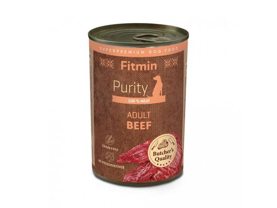 Fitmin dog Purity tin Beef 400г | Зображення 1