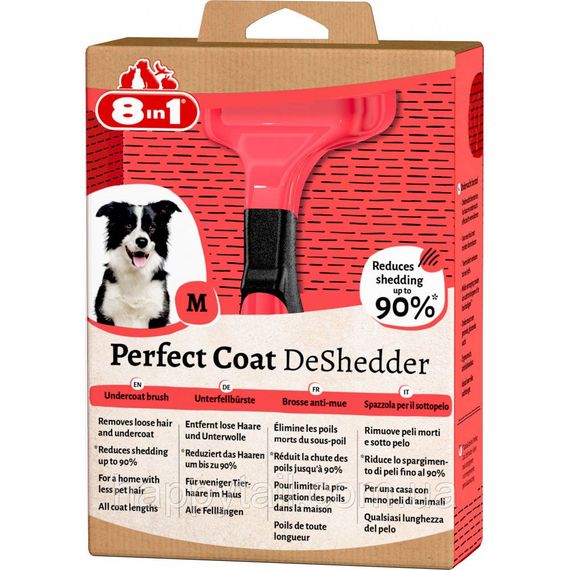 Дешеддер 8in1 Perfect Coat для вичісування собак розмір М 6,5 см | Зображення 2