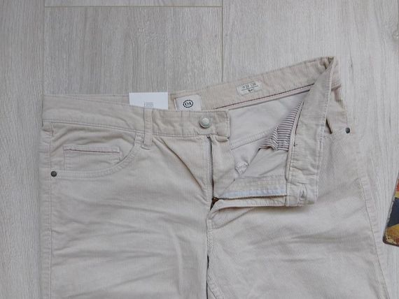 Штани чоловічі вельветові slim fit 38/32 | Зображення 1