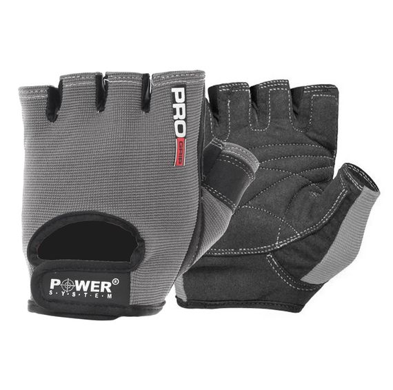 Рукавички для фітнесу Power System PS-2250 Pro Grip Grey M | Зображення 1