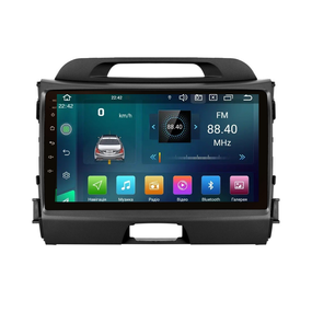 Штатна магнітола Cyclone C9 CPL GSM. 2+32GB. CARPLAY. 4G KIA Sportage 2011-2016 з великим екраном