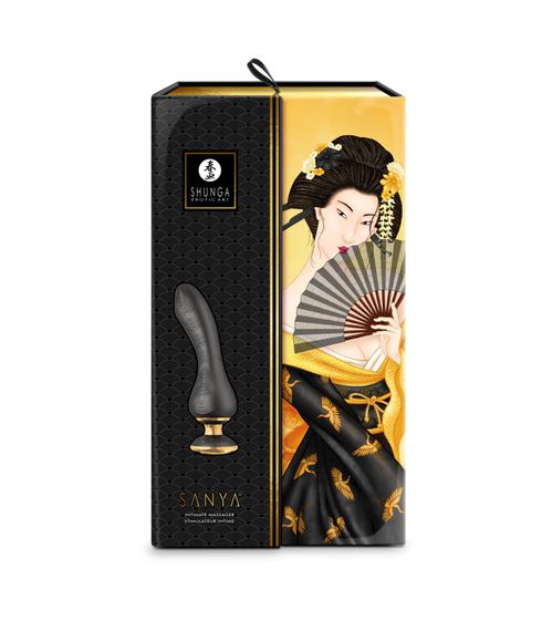 Вібратор для точки G Shunga Sanya Black, гнучкий стовбур | Зображення 6