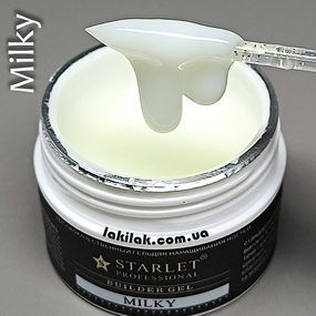 Гель для нарощення нігтів Starlet Professional Milky Builder gel  15мл