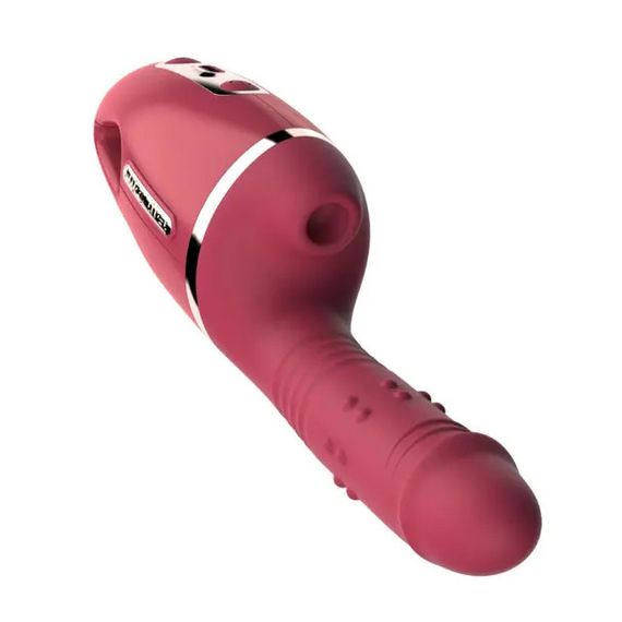 Смарт-вібратор 3-в-1 Archangel Cannon з вакуумною стимуляцією, телескопічним рухом та керуванням через додаток (АРР) | Зображення 5