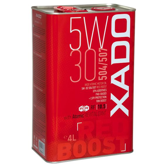 Моторна олива XADO 504/507 Red Boost 5W-30 4л.