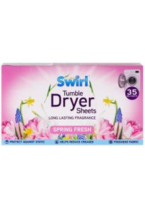 Ароматизированные салфетки для сушильной машины Swirl Spring Fresh 35 шт