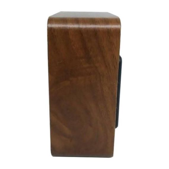 Настольные часы VST 872 Коричневое дерево (зеленая подсветка)