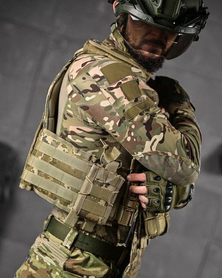 Плитоноска 4 швидких скидання з напашником Cordura піксель ДЛ63965 | Зображення 7