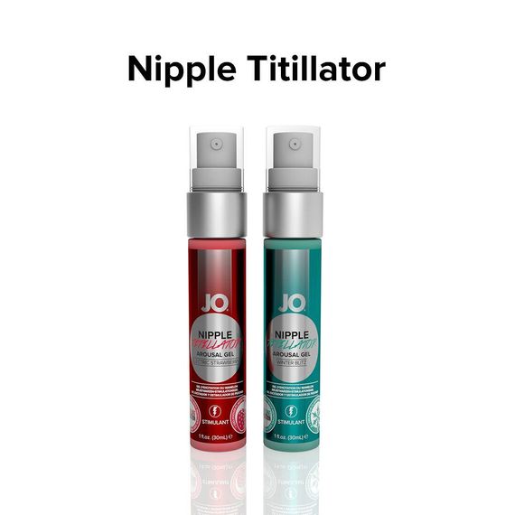 Гель для стимуляции сосков System JO Nipple Titillator Strawberry (30 мл), ментол и перечная мята | Зображення 3