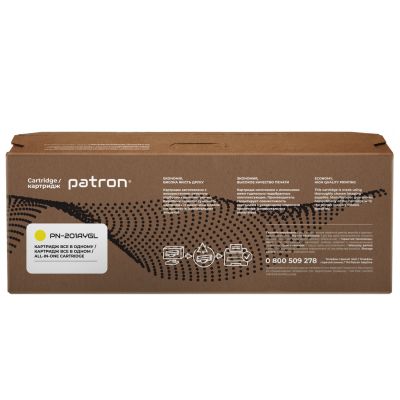 Картридж Patron HP CLJ CF402A для M252/M274/M277 Yellow, GREEN Label (PN-201AYGL) | Зображення 4