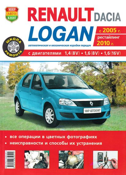 Renault / Dacia Logan. Посібник з ремонту й експлуатації. Книга