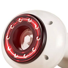 Масажер для тіла акумуляторний з дисплеєм Білий