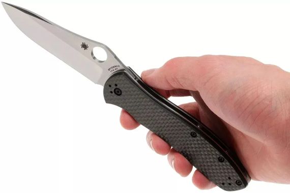 Ніж Spyderco Bradley Folder 2 CPM M4 Carbon Fiber Black | Зображення 4