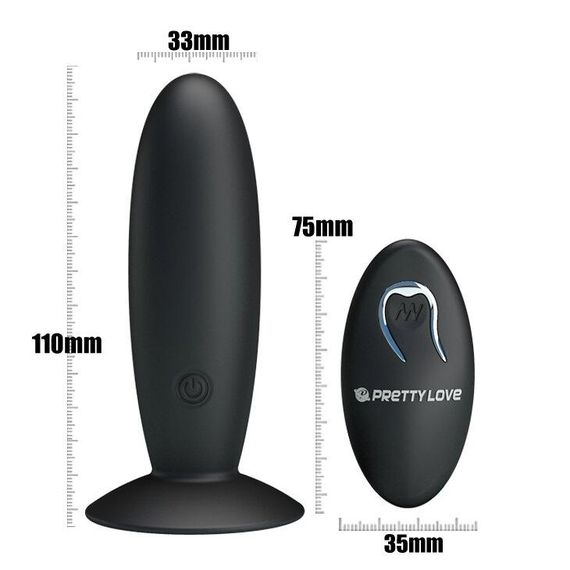 Анальний стимулятор з вібрацією BI-040045W Sex Aura | Зображення 6