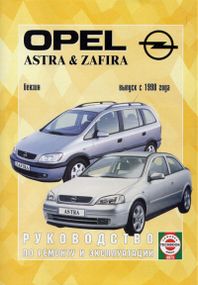 Opel Astra G/Zafira дизель. Посібник з ремонту й експлуатації. Книга
