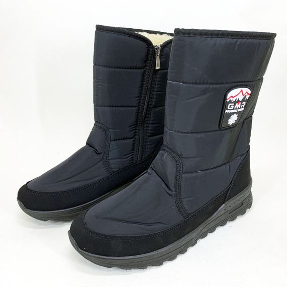 Бурки низькі 42р 27, 5см, Чоловіче полегшене взуття, Зручні робочі чоботи, Чорні черевики для роботи HK-17 | Зображення 5