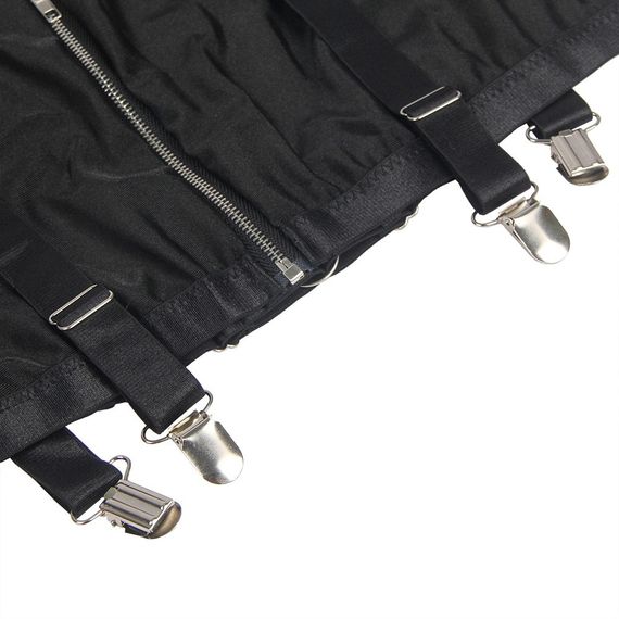 Сукня-костюм Star Night із застібками-блискавками та пажами для панчох, чорний, XL (без коробки) Sex Aura | Зображення 9