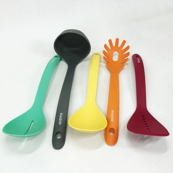 Набір кухонних речей Magio MG-1123 5 предметів, Силіконовий кухонний набір кухарів | Зображення 2