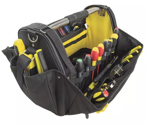 Сумка для інструментів Stanley FatMax Quick Access відкрита (FMST1-80146) | Зображення 1