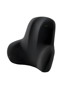 Ортопедична подушка для попереку Memory Foam для авто та офісного крісла чорна
