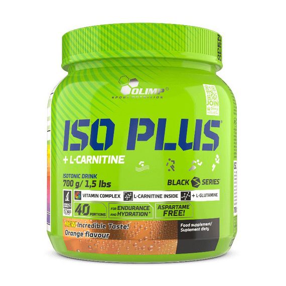 Ізотоник - Енергетик  Iso Plus powder 700 g (Orange)