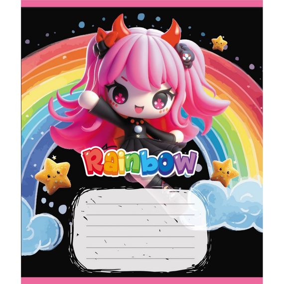 Зошит учнівський "Куромі" 012-520064L-2 в лінію, 12 аркушів