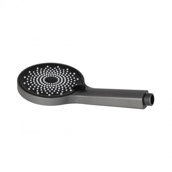 Лійка для ручного душу Lidz Niagara 32 120 мм округла LDNIA32GRP48536 Graphite | Зображення 2