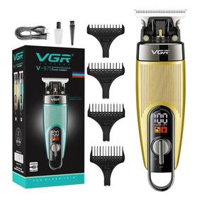Машинка для стрижки волос VGR V-975 триммер для бороды и усов. ZN-380 Цвет: золотой