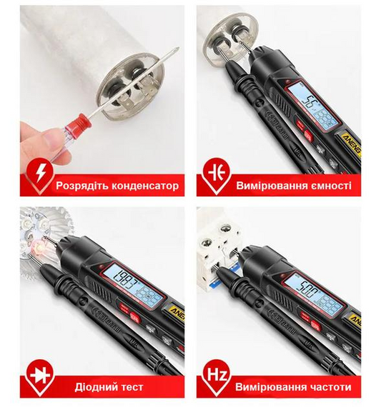 Цифровий мультиметр тестер ANENG A3006 для діагностики напруги та опору (2796684220) | Зображення 5