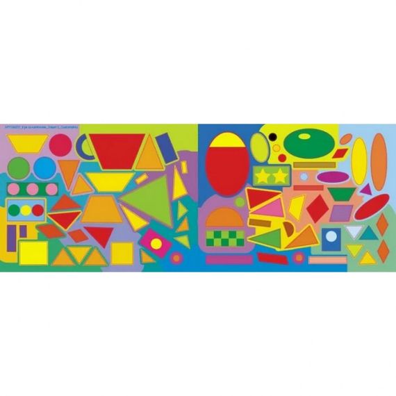 Навчальна книга "Навчалочка: Збери картинку з наклейок. Рівень 3" АРТ 19603U укр | Зображення 1